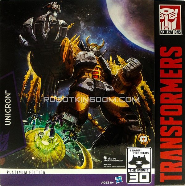 Platinum Edition Unicron New In Package Photos Of Movie Anniversary Tie In Toy  (1 of 4)